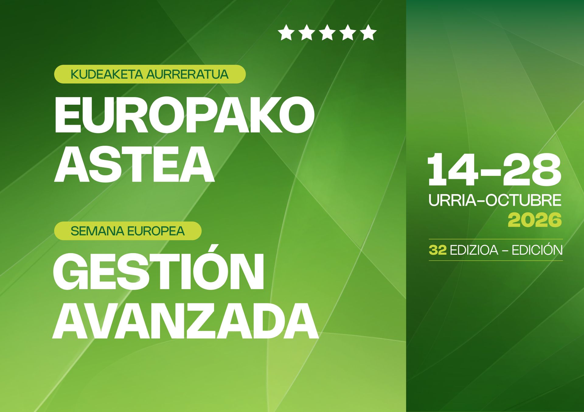 Diseinua – Europako astea 2026