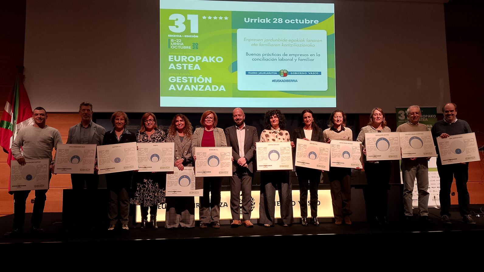 Doce empresas reciben un reconocimiento a la gestión de la conciliación